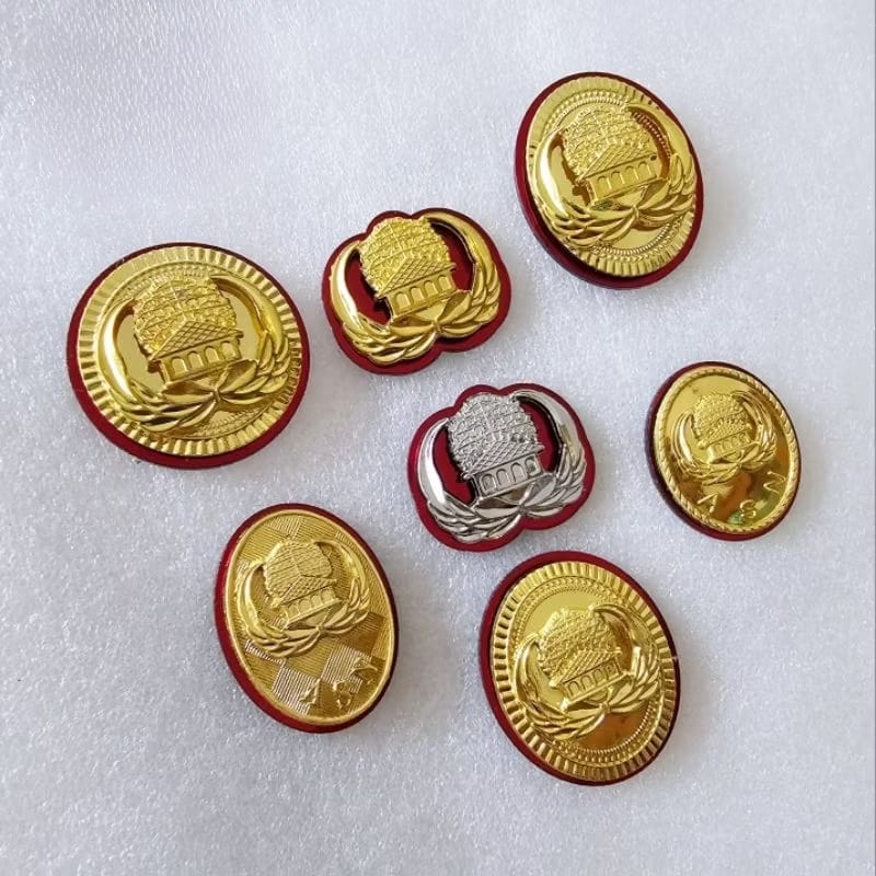 Lencana Pin Korpri Gold Kilap - Atribut Seragam Dinas PNS & PPPK Mewah